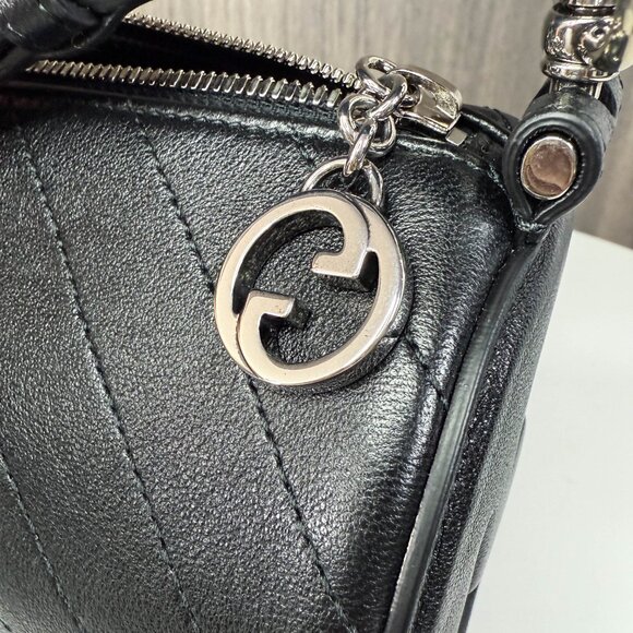 Gucci black leather small Blondie shoulder bag - Picture 8 of 11